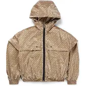 BOSS Kinderwindjack met capuchon en monogramdessin Maat 150