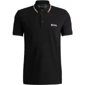 BOSS Shirt 'Paddy Pro' beige / zwart / wit