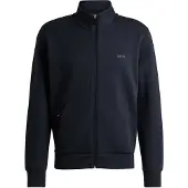 BOSS Heren Sweater Skaz marine (S), Casual, Katoen, Lange mouwen, Marineblauw 50506152