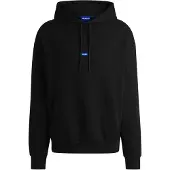 HUGO Sweatshirt 'Nalonso' blauw / zwart / wit