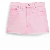 HUGO Kindershorts van stretchdenim met stiksels in westernstijl