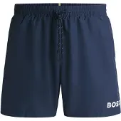 BOSS Zwemshorts 'Starfish' marine / wit