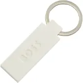 BOSS Sleutelhanger van silicone en messing met logo
