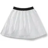 BOSS Kinderrok met metallic effect en elastische tailleband