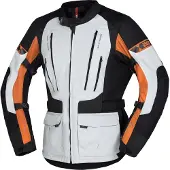 IXS Lennik-ST Zwart Grijs Textiele Motorjas Maat 4XL