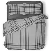 Eleganzzz Dekbedovertrek Denier Dario - grijs 240x200/220cm