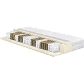 Nirwana bedden Matras Pocketvering 7-zones 80x200 dikte c.a. 20cm dik