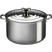Le Creuset Kookpan Hoog 'RVS Signature' Ø24cm/6.6L