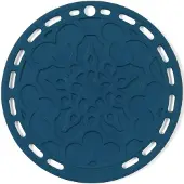 Le Creuset - Siliconen - Onderzetter Deep Teal 20cm