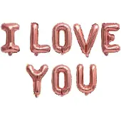 PartyPro I LOVE YOU ballon Rosé (40CM)