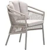 Garden Impressions Prato Dining Tuinstoel Taupe/Desert Sand