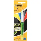 BIC meerkleurenpen fluoriserend