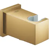 GROHE Euphoria Cube Wandaansluitbocht - met wandhouder - brushed cool sunrise (goud)