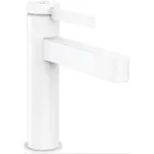 Hansgrohe Finoris - Wastafelmengkraan - Ééngreeps bediening - Met afvoerplug - 110mm - Mat Wit
