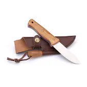 ØYO Oyo Femunden Knife W/ Leather Sheath, outdoormes, bruin
