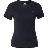 Levi's Shirt 'Essential Housemark Tee' zwart