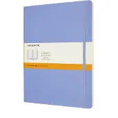 Moleskine Classic Notitieboek - Extra Large - Softcover - Gelinieerd - Hortensia Blauw