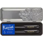 Moleskine X Kaweco Stifte-Set, Vulpen Medium & Balpen 1,0mm, Zwart