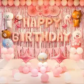 PartyPro Verjaardag versiering (Cute Pink)