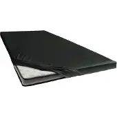 Cinderella Topper Hoeslaken Black (Jersey)-160 x 200/210 cm