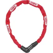 ABUS Fietsslot Kettingslot - Steel-O-Chain 5805C - Security level 5 - rood - 75 cm - Geschikt voor elektrische fietsen en stadsfietsen