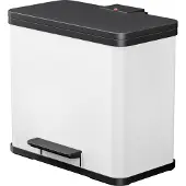 Hailo Pedaalemmer Oko Duo Plus maat L 17+9 L wit 0630-230 online kopen
