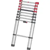 Hailo Ladder | | 2.64 meter (9 treden, Inschuifbaar, Muurbeschermer)