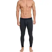 Schiesser Lange onderbroek 'Feinripp Melange' donkerblauw / grijs