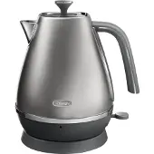 De'Longhi KBI2001.S, 1,7 liter, 2000 watt, Zilver, Metaal, Waterniveau-indicator, Oververhittingsbeveiliging