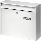 Burg wachter Burg-wächter Wandbrievenbus Mail 5877 - Staal - Wit - 36,2x32,2x10 Cm