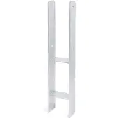 Alberts Beslag H-paalhouders lichte breedte 101 mm