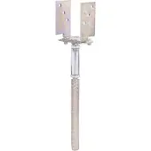 Alberts Beslag U-paalhouders lichte breedte 71 - 161 mm