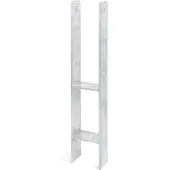 Alberts Beslag H-paalhouders lichte breedte 95 mm