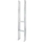 Alberts Beslag H-paalhouders lichte breedte 116 mm