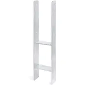 Alberts Beslag H-paalhouders lichte breedte 121 mm