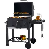 Tepro Toronto Click Houtskool Barbecue Met Inzetrooster Rvs/zwart