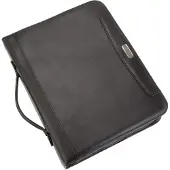 Alassio JU-96086-1 Schrijfmap Alassio Mares A4 Zwart Imitatieleer
