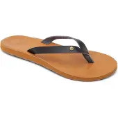 Roxy Teenslipper 'Jyll' bruin / zwart