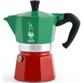 Bialetti - La Mokina - Percolator - Tricolore - 1 espresso