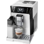 De'Longhi PrimaDonna ECAM550.65.W, espressomachine, 2 liter, voor koffiebonen, ingebouwde molen, 1450 W, zilver
