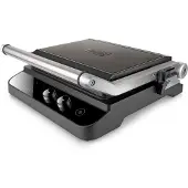 Black & Decker Draagbare elektrische grill 2 in 1 BLACK+DECKER BXGR2000E - 180 openings - Platen van 29x26 cm - 2000W