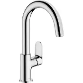 Hansgrohe Wastafelmengkraan vernis blend 210 eengreeps met trekwaste en draaibare uitloop chroom