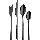 Pinti Inox Bestekset FLORENCE NIGHT, set van 24 stuks, zwart,
