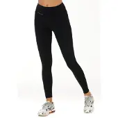 Endurance Sportbroek 'Tather' zwart / wit