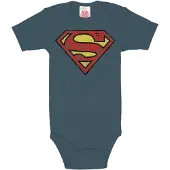 Logoshirt Rompertje/body donkerblauw / geel / rood