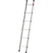 Hailo aluminium enkele ladder S60 ProfiStep UNO, 6 sporten