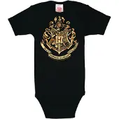 Logoshirt Rompertje/body 'Harry Potter Hogwarts-Print' gemengde kleuren / zwart