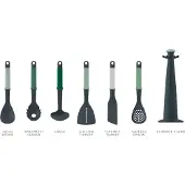 Joseph Joseph - Elevate Carroussel met 6 Keukenhulpen Editions Sage - Nylon - Groen