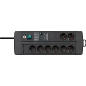 Brennenstuhl 1256000698 Premium-Line DUO ÜSS 8fach schwarz