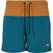 Urban Classics Zwemshorts donkerblauw / bruin